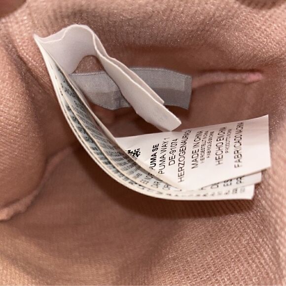 Puma Girls Pink Beanie Hat - Picture 4 of 8